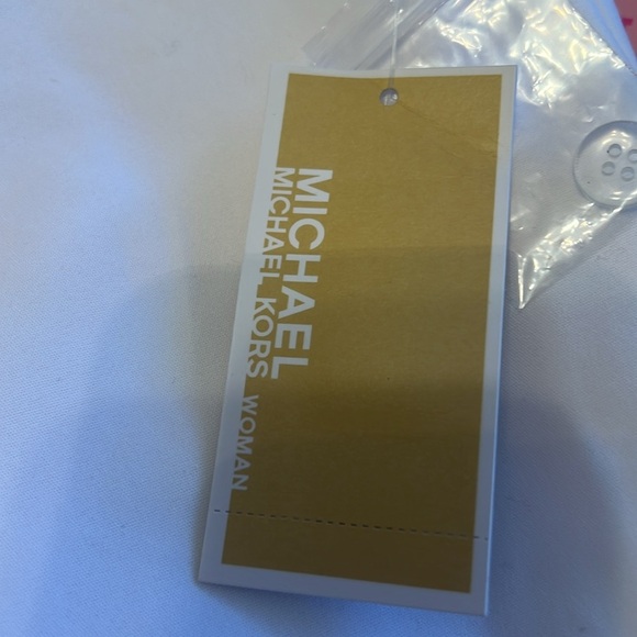 Michael Kors White Plus Size Stretch Straight Leg Slit Hem Sz 22W-NWT - Picture 6 of 7